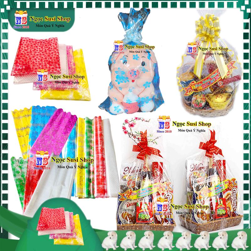 SET 30 TÚI GIẤY GÓI QUÀ KIẾNG , GIẤY GÓI GIỎ QUÀ , GIẤY GÓI GẤU BÔNG, GIẤY GÓI TRÁI CÂY DẠNG TÚI BỎ VÀO SIZE CHUẨN - TÚI KIẾNG GÓI GIỎ QUÀ [COMBO 5-30]