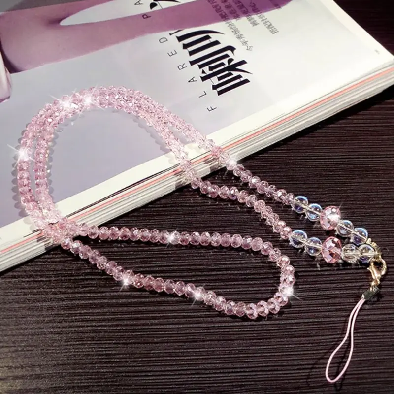 Dây Đeo Điện Thoại Thông Dụng 44Cm, Dây Đeo Lấp Lánh Lấp Lánh, Dây Treo Điện Thoại Di Động, Gói Thẻ 7