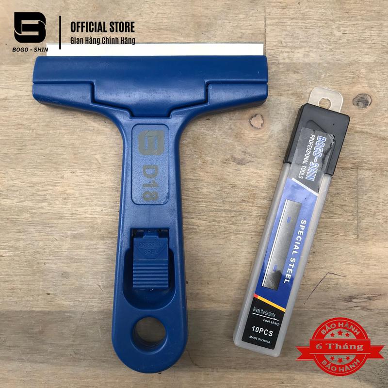 Dao dũi kính BOGO - SHIN chuyên dụng 102mm, dao cạo kính, dao vệ sinh mặt kính, mặt gạch