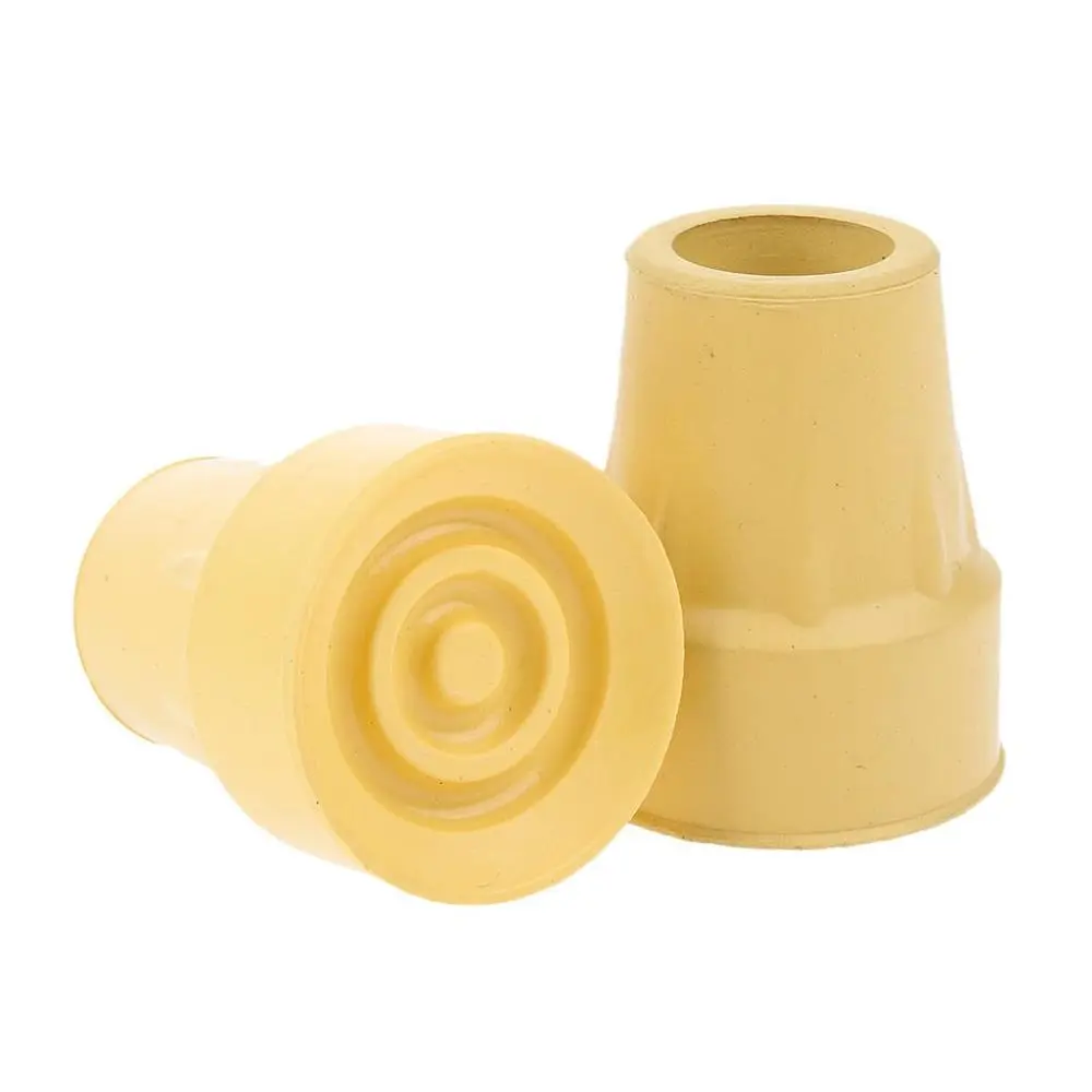 Pelapik Tongkat Tongkat, 2 Keping, Penutup Bawah Hujung Getah, Saiz 22mm