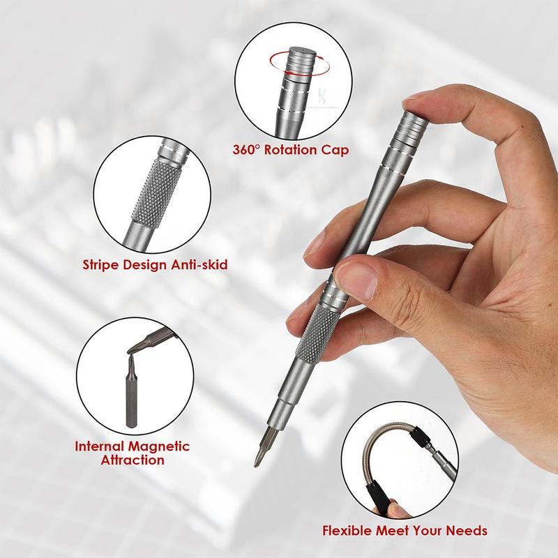 128-In-1 Precision Screwdriver, Multifunctional Electronic Devices Repair & Assembly Tool, Tool Kits With Storage Box 8
