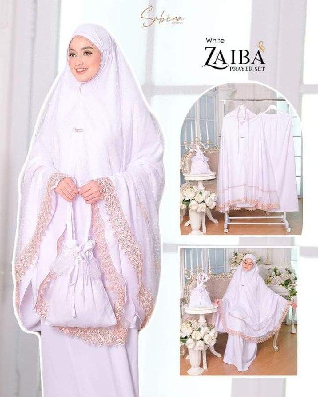 MUKENA DEWASA TERBARU SABINA ZAIBA MUKENA ORIGINAL SABINA PREMIUM MUKENA EXCLUSIVE SABINA TUTU MUKENA POTONGAN JUMBO 1
