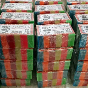 Plastisin lilin mainan super jumbo 6 warna murah