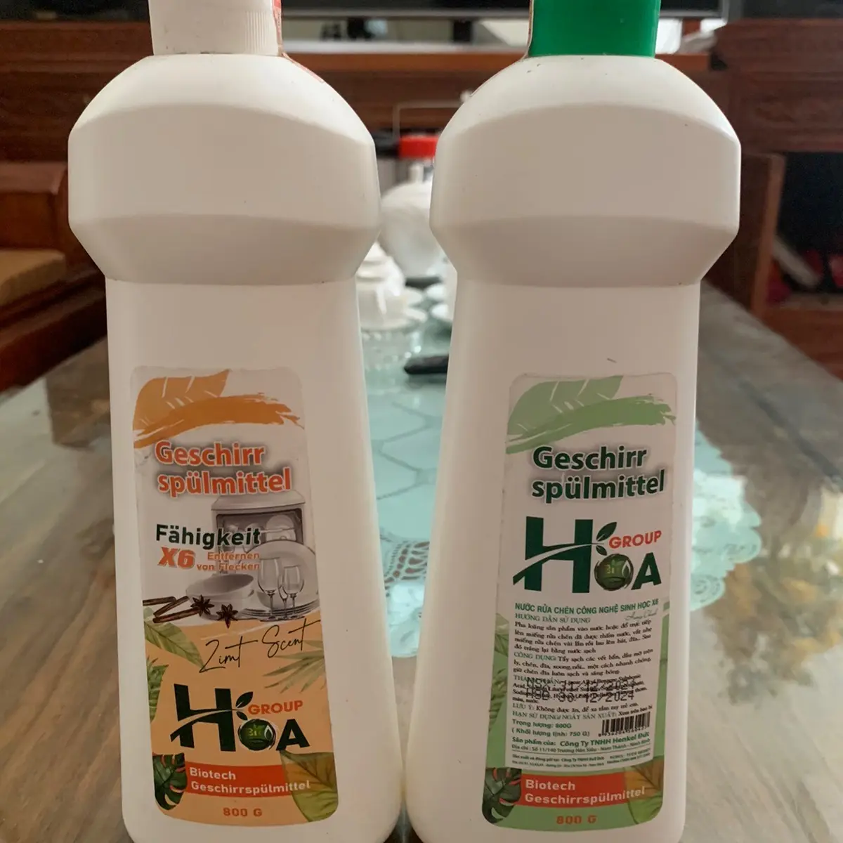Nước rửa chén bát (sạch bong không mùi tanh không hại da tay)