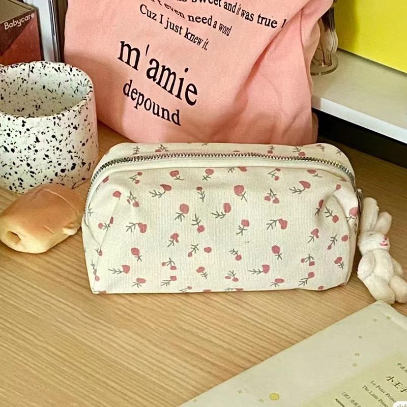 Product Introduction of Túi Đựng Bút In Hoa Hoạt Hình, Dành Cho Phụ Nữ Và Trẻ Em Gái, Dung Lượng Lớn, Túi Văn Phòng Phẩm Hộp Đựng Bút Chì, Đa Chức Năng, Túi Sắp Xếp Văn Phòng Phẩm 14