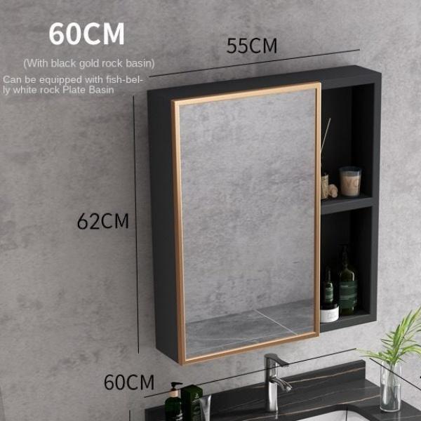 Product Introduction of 【SG-STOCK】Bathroom cabinet pottery, porcelain wash basin cabinet, space aluminum 6