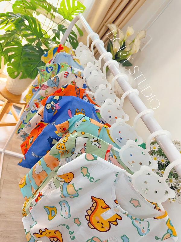 Đồ Bộ Bé Trai Tay Ngắn Quần Đùi Vải Tole Loại 1 Từ 7-38kg Mẫu Ngẫu Nhiên 3