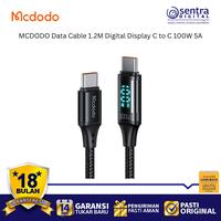 Gambar MCDODO CA-1100 100W 5A USB C Cable with Digital Display C to C for Fast Charging & Data Sync dari Sentra Digital Kota Surabaya 2 Tokopedia