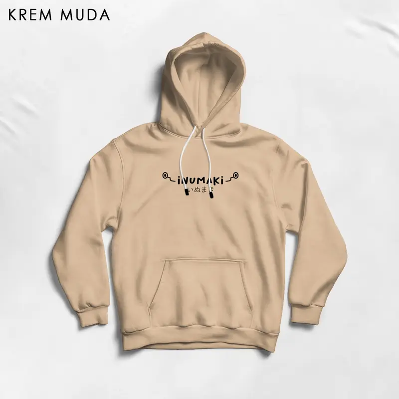 SARANGWIBU INUMAKI JAKET HOODIE JUMPER BORDIR UNISEX PRIA & WANITA M - XXL 2