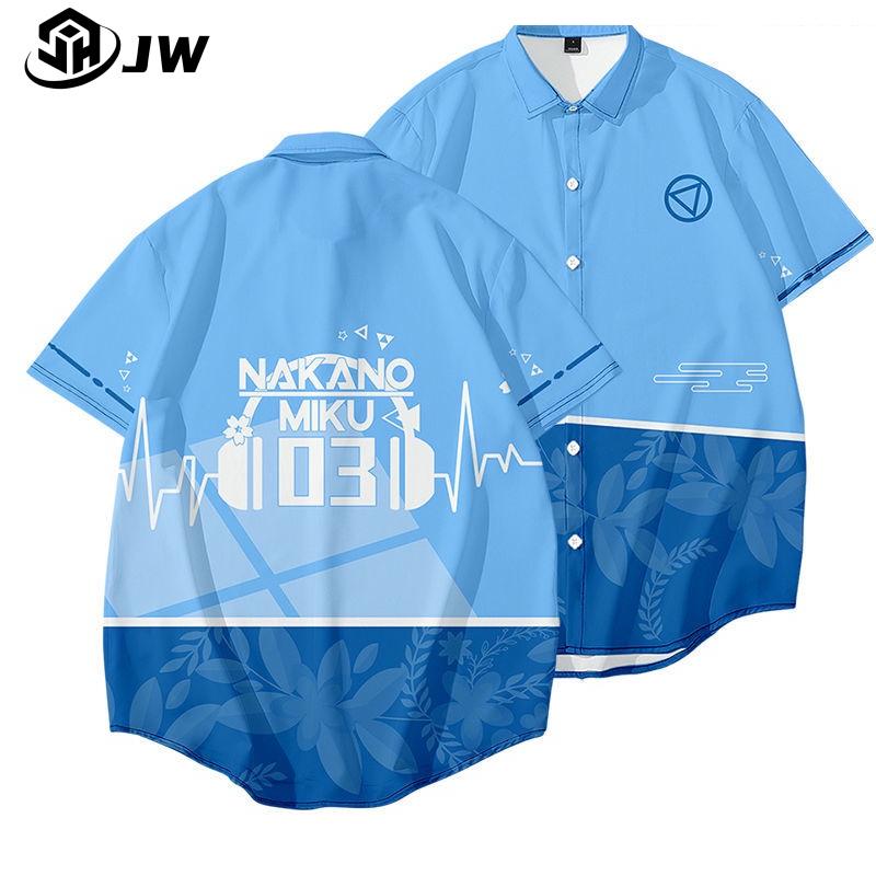 Quần Áo Nhân Vật Miku Nakano, Bộ Áo Sơ Mi Và Quần Đùi Xanh Dương, Áo Cardigan Kimono, Phong Cách Dự Tiệc, Bán Chạy, Quần Áo Hóa Trang Chéo, Thời Trang, Hợp Xu hướng 4