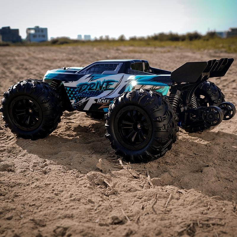 Product Introduction of Remote Control Racing Car Toy, High Speed 4WD Off-road Vehicle Toy with LED Light, Rechargeable Toy Car for Kids, Stocking Fillers Gift 10
