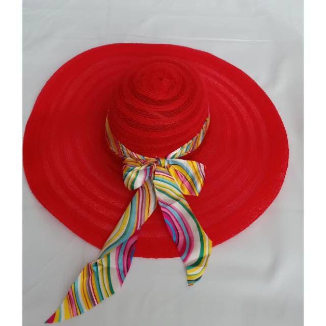 Product Introduction of TOPI PANTAI WANITA FLOOPY PANAMA HAT RIBBON PREMIUM 1