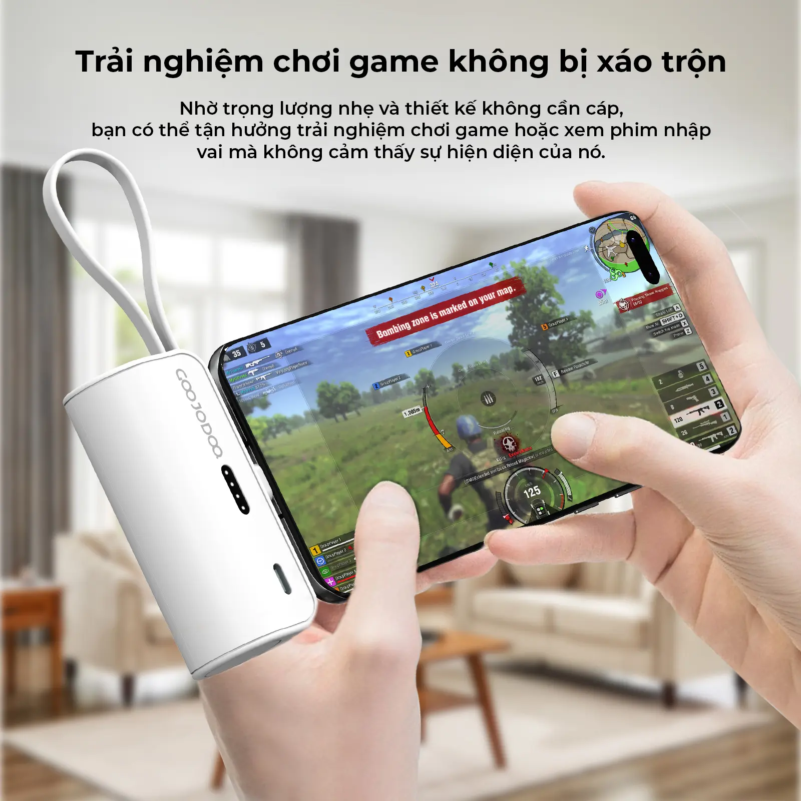 [GOOJODOQ* Quà tặng* Sạc Dự Phòng Mini Ngẫu nhiên GOOJODOQ 4000MAh. Pin Hiệu Suất Cao, Cầm Tay Và Kích Thước Bỏ Túi Dự Phòng | BigBuy360 - bigbuy360.vn