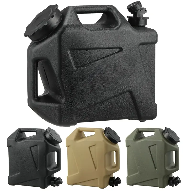 Car Water Tank Portable Water Container Kettle Outdoor Camping Water Warehouse Large Capacity with Detachable Faucet Leak-free 12L Camping Water Container Large Capacity Outdoor Travel Driving Bucket Camping Cooking Picnic Essential