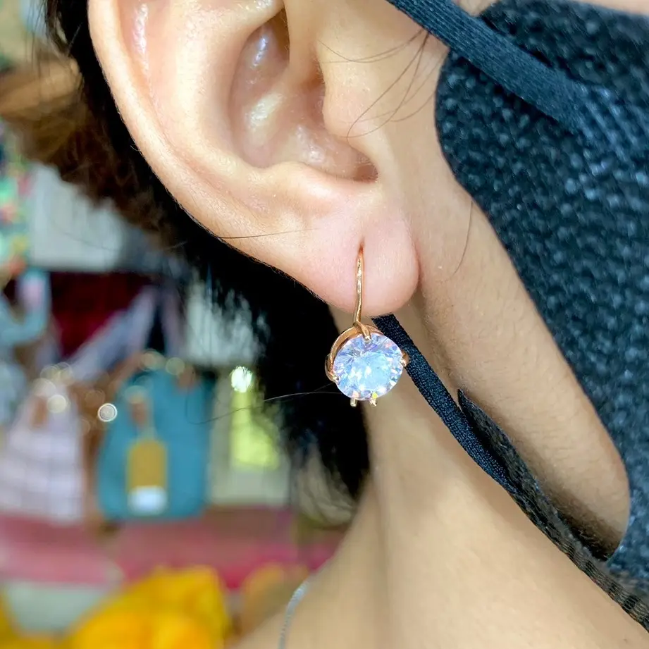 Anting Desi Clip Permata Zicronia Ori Xuping
