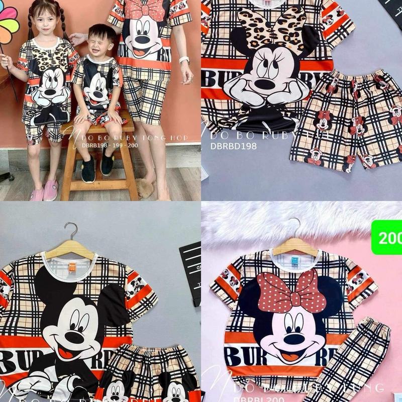 Bộ thun lạnh chuột Mickey cho gia đình 0