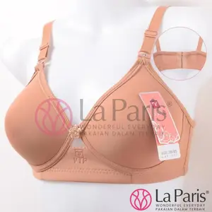 BRA BH CUP B Besar Kait 3 Busa Tipis Tanpa Kawat Size 38-44 BH Laparis Art B6