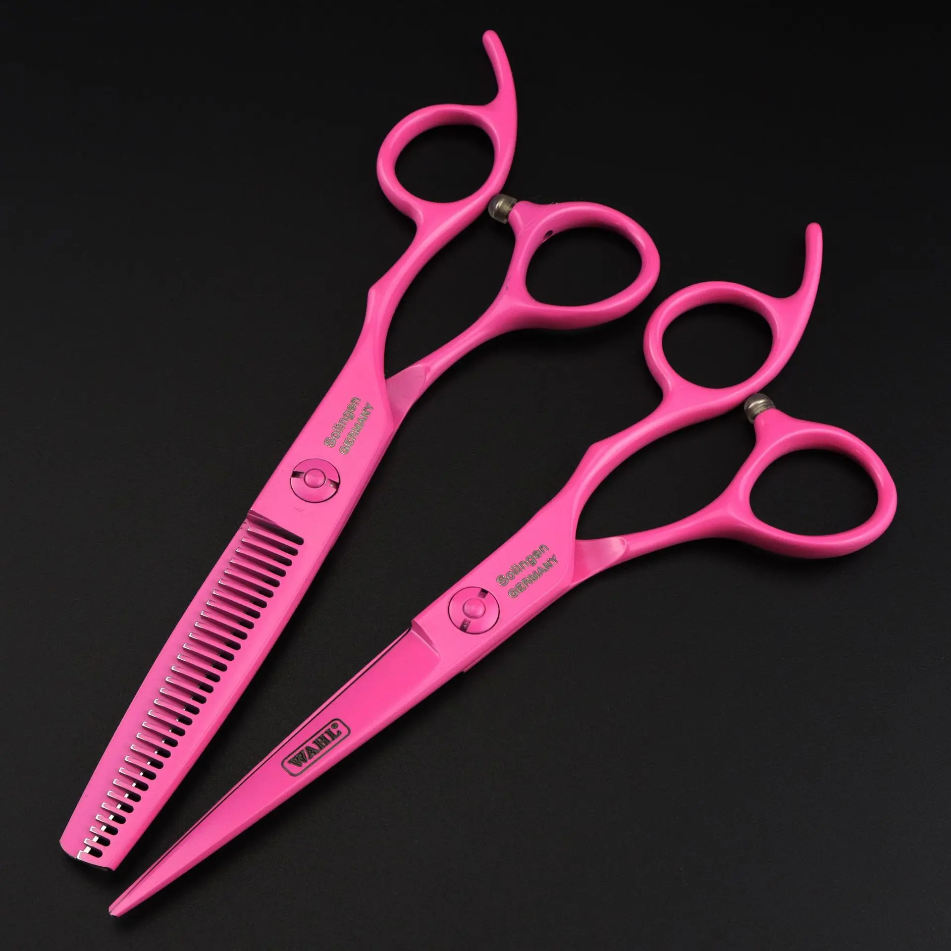 HAFON Kéo Cắt Tóc, Màu Hồng, 6.0 Inch, Kéo Cắt Thẳng, Kéo Cắt Nhỏ, Kéo Cắt Nhỏ