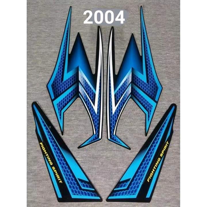 striping rx king 2004 ready stok varian hitam, biru tua, biru muda 2