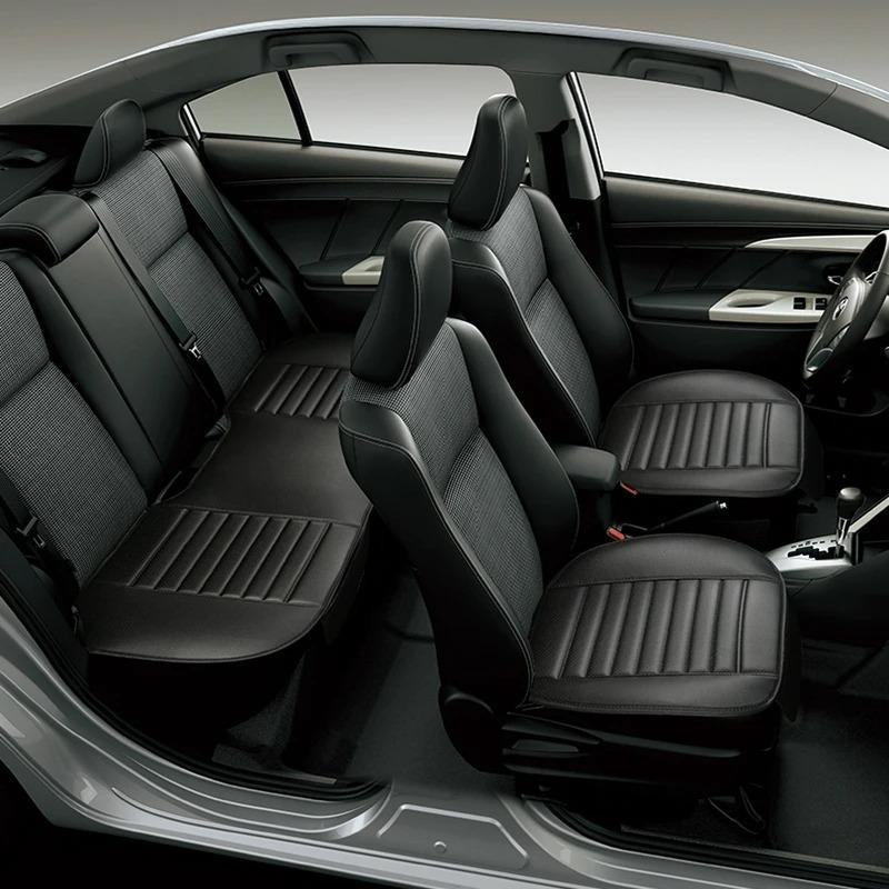 Product Introduction of Universal Auto Car Seat Covers Protector Pad  Breathable PU Leather Car Front Rear Seat Cover High-quality Auto Seat Cushion 3 Colors 11