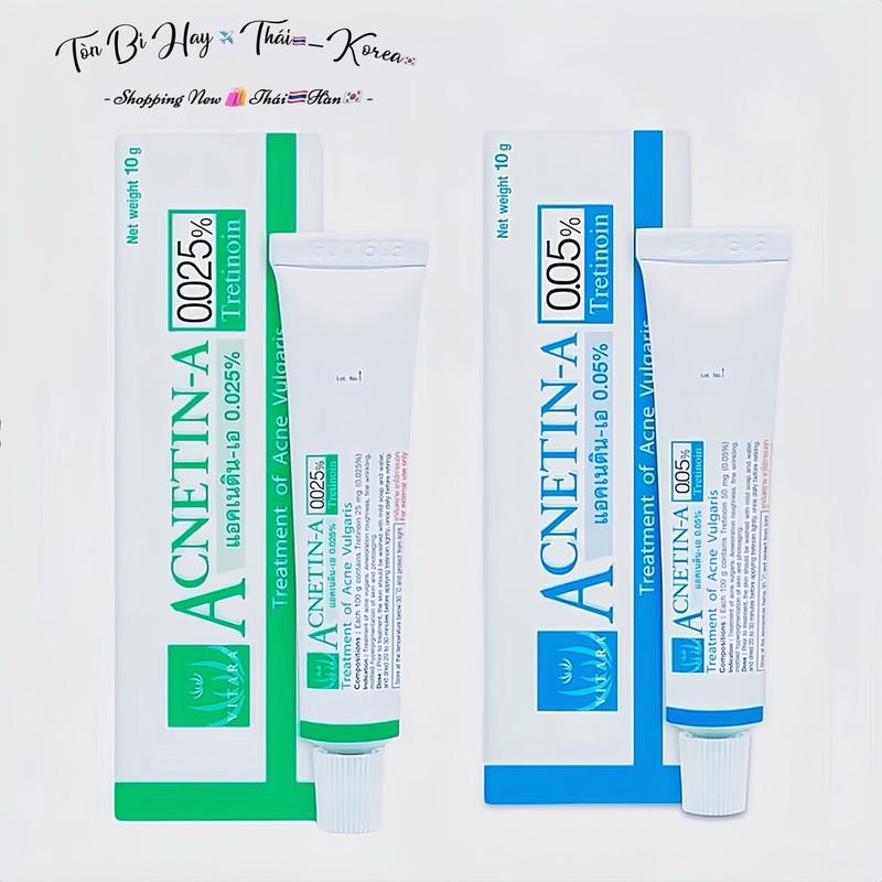 Kem Tretinoin Acnetin-A 0.025% & 0.05% Chấm Mụn Hỗ Trợ Làm Đẹp Da Thái Lan [ Típ 10 gr ] Women Đường