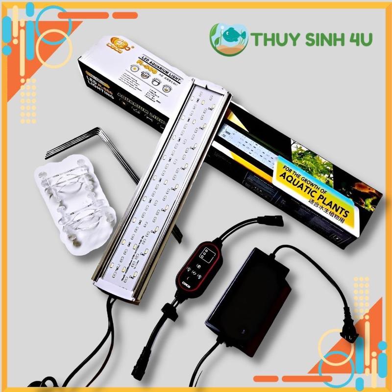 Đèn LED thủy sinh COCO WRGB và RGB giúp cây và đỏ cá không đỏ nước