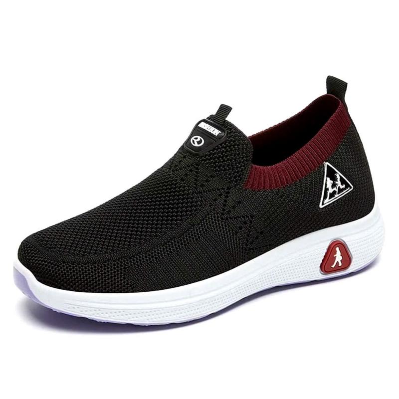 Giày lười nữ cổ chun co giãn,  đế kếp chống trơn trượt, êm chân thoáng khí Sneaker Shoes Women 0
