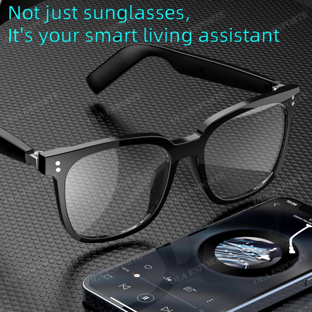 3-in-1 Smart Glasses Bluetooth With Automatic HD AI Voice Noise Music Eyewear Waterproof Calls Eyeglass smart glasses Men Women - Image 3