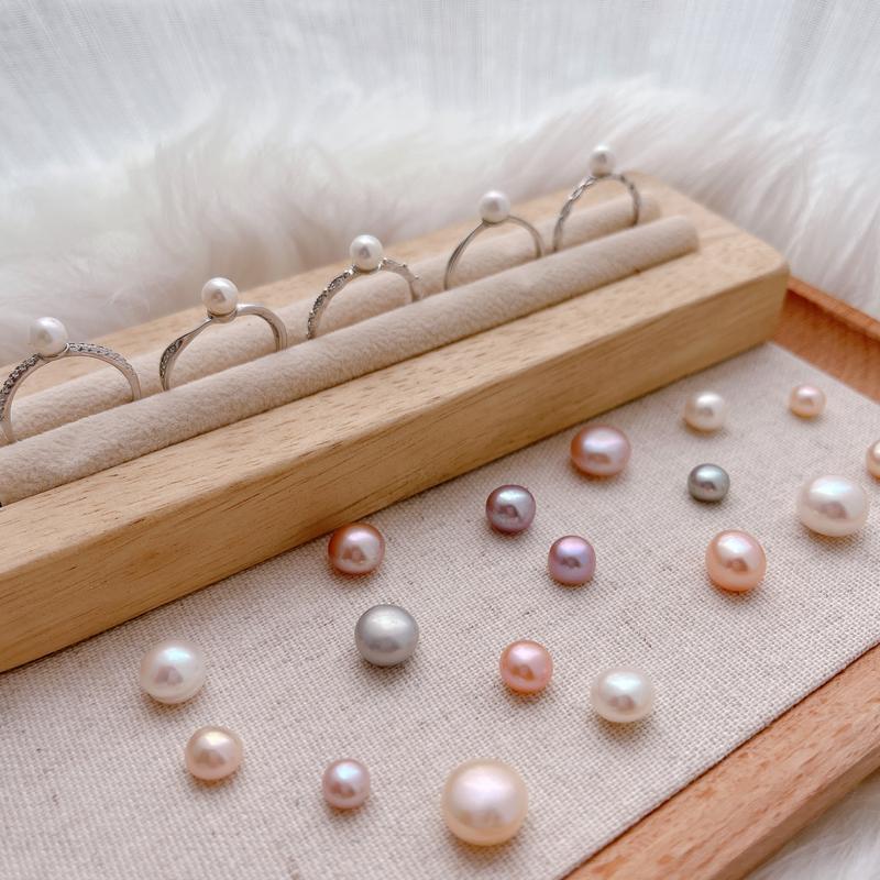 Nhẫn Ngọc Trai Nước Ngọt Khung S.925 FreeSize