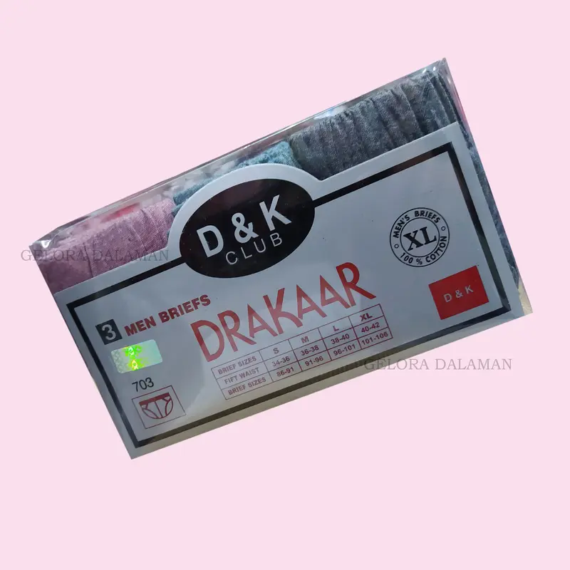 Celana Dalam Pria 1 Kotak Isi 3Pcs Sempak Laki 4