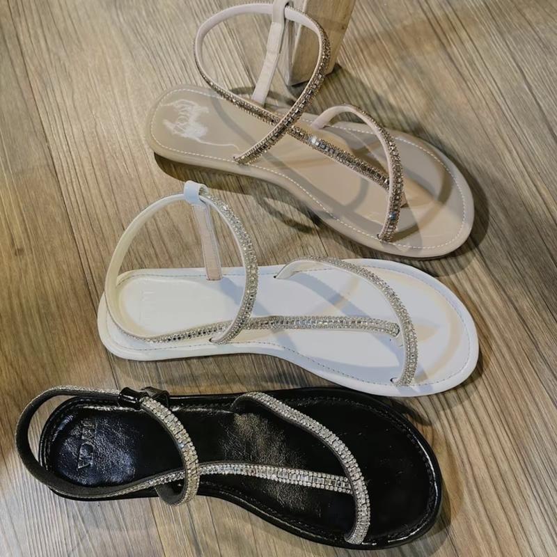 Product Introduction of Giày Sandal Quai Xoàn đan chéo nhau Siêu sáng . sang chảnh ( size 35-39) Nữ DéP Shoes Quai Mảnh depnuhottrend 2023 2