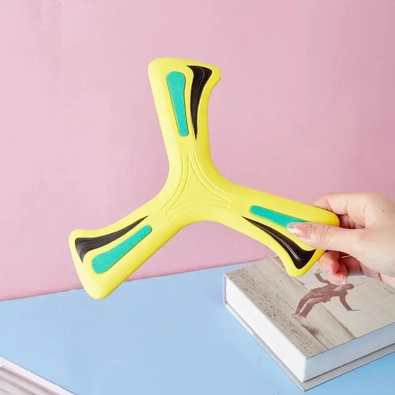 Bomerang Ba Lá Ném Tay Bằng Xốp, Đồ Chơi Xếp Hình Trò Chơi Tương Tác Vui Nhộn Và Giải Tỏa Căng Thẳng, Thích Hợp Cho Trẻ Em, Đồ Chơi Thể Thao Toy 1