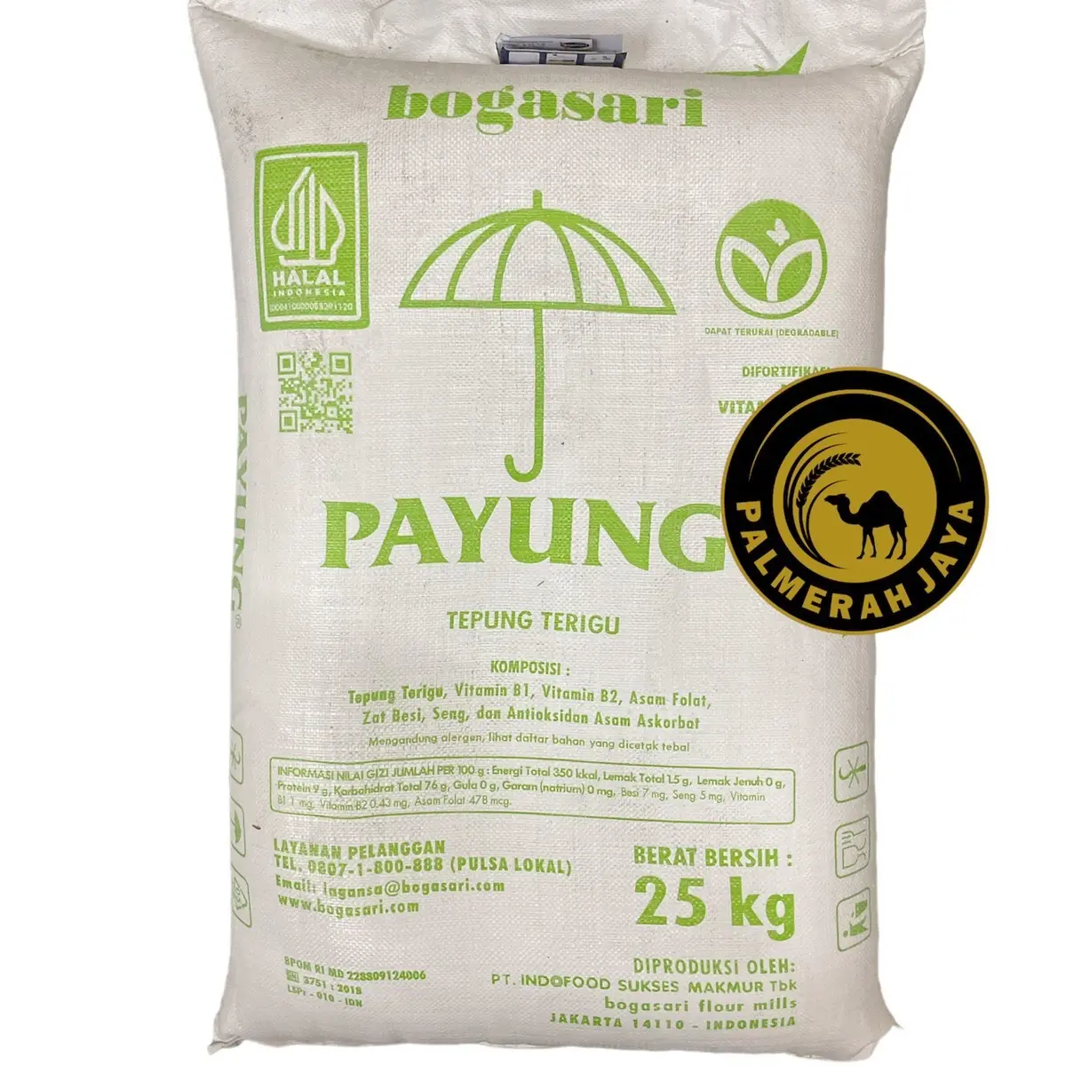 Terigu Bogasari cap Payung 25kg