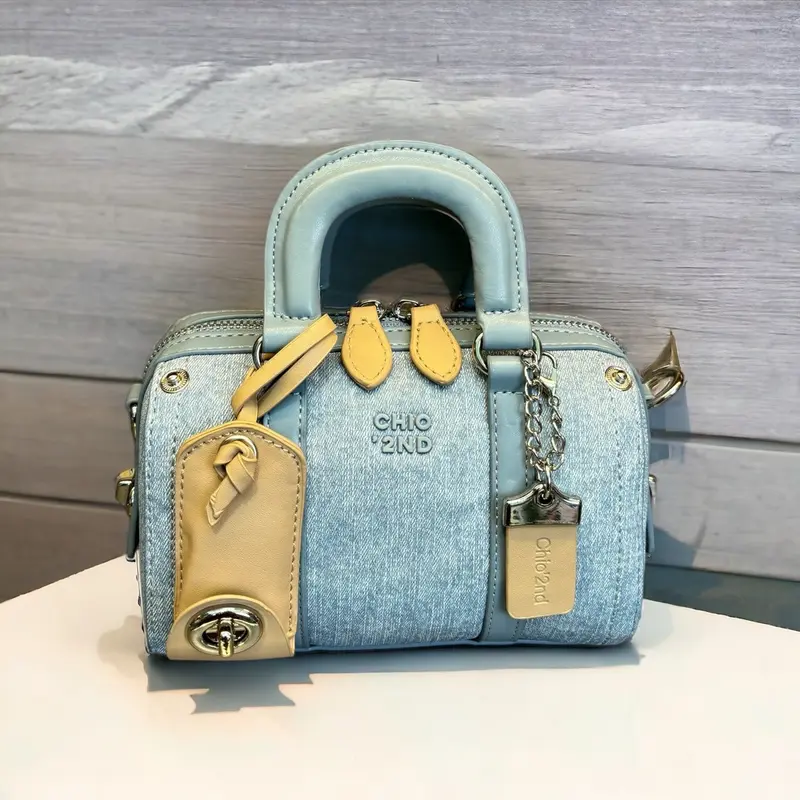 Túi Xách Nữ Chio Đeo Chéo Size 18 Da Pu Mẫu Mới 2025 1789 Bag Nữ Nhung Kem tui qc 4