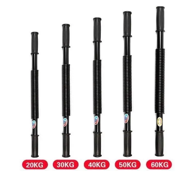 Gậy Lò Xo Bẻ Tập Cơ Tay, Cơ Vai, Gậy Lò Xo Tập Bắp Tay, dụng cụ tập GYM Cao Cấp  20kg, 30kg, 40kg, 60kg Bóp Tay Tập Tay 0