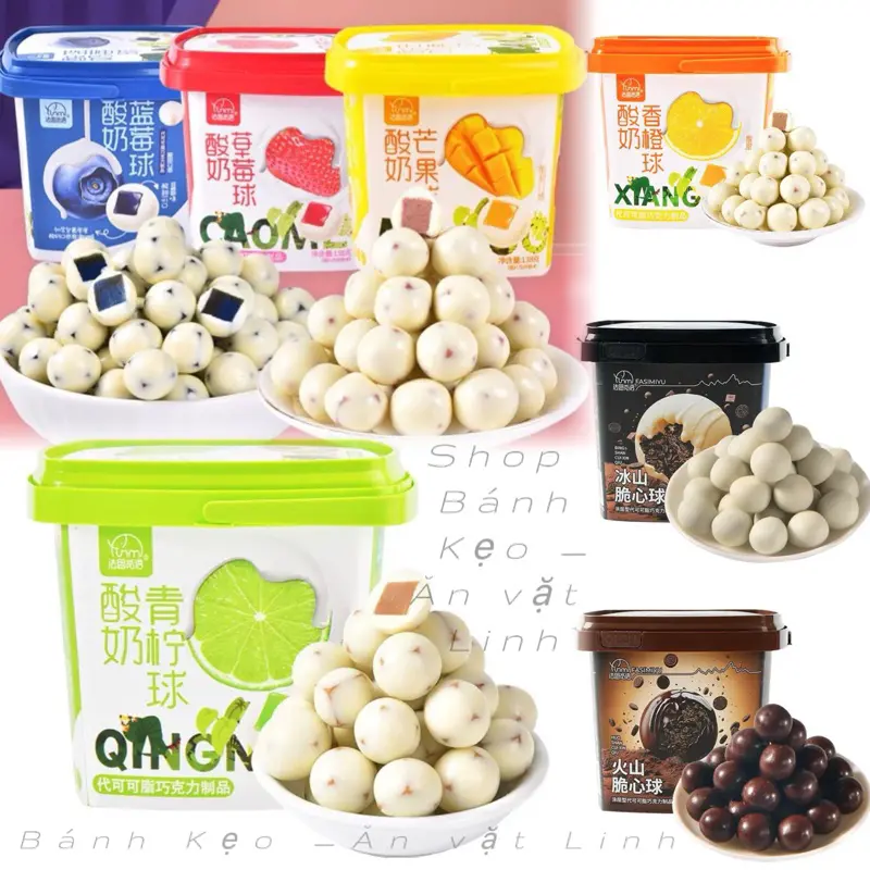 Soocola xô các loại scl Bi nhân trái cây / scl giòn