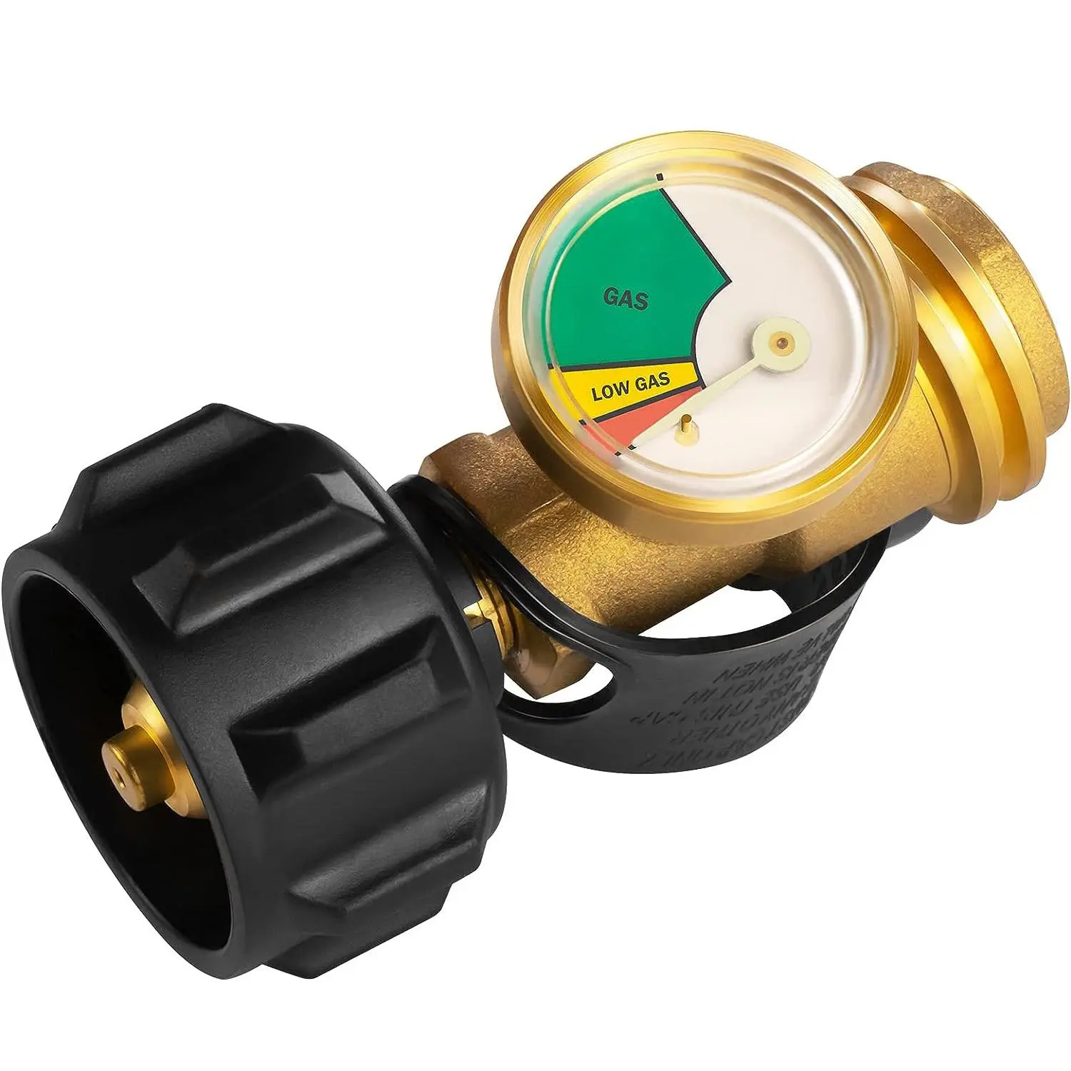 Propane Tank Gauge, Propane Level Indicator for 5-40LB Tanks, Perfect for RV Camper, Propane Heater, Fire Pit, Gas Grill and More, QCC1/Type 1 Connection, RV Accessories