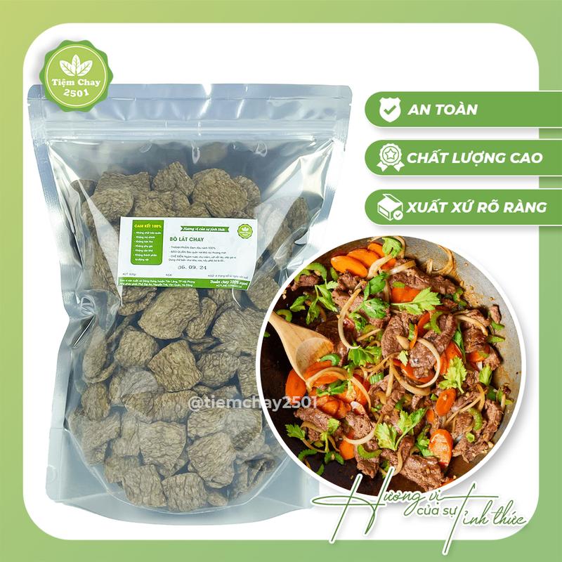 Bò lát chay 500g (Cao Cấp) | Thực phẩm chay ngon sạch | Tiệm Chay 2501