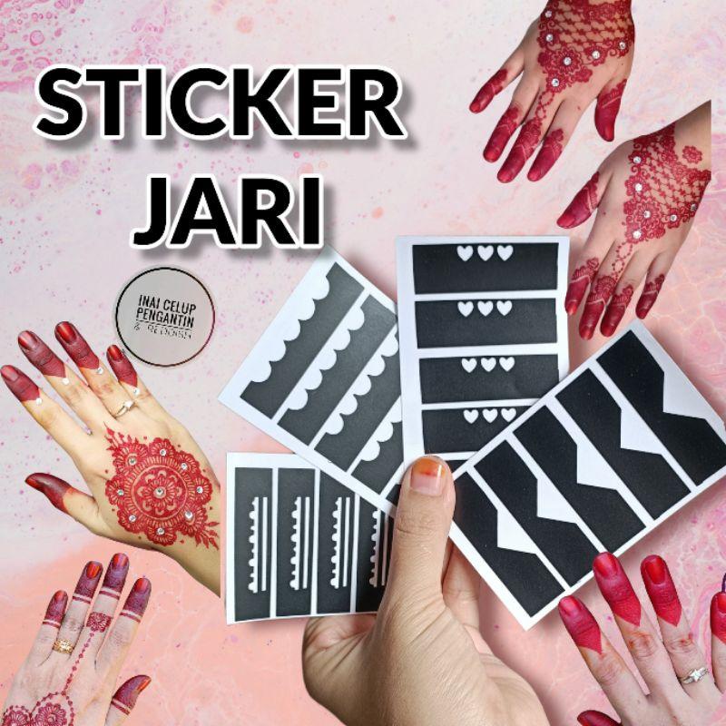 STICKER JARI/ INAI CELUP KANAK-KANAK SAIZ KECIL - TikTok Shop Malaysia