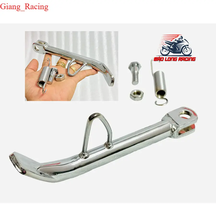 Chân Chống  XIKEN kèm lò xo và ốc gắn xe máy Sirius Wave Dream Exciter Winner Airblade.... - 1