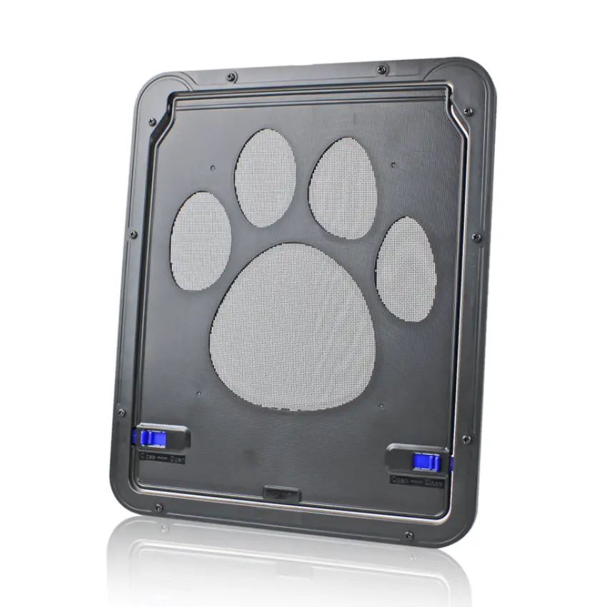 Pet Door New Safe Lockable Cats Window Gate House Magnetic Screen Outdoor Dogs Enter Freely Fashion Pretty Garden Easy Install