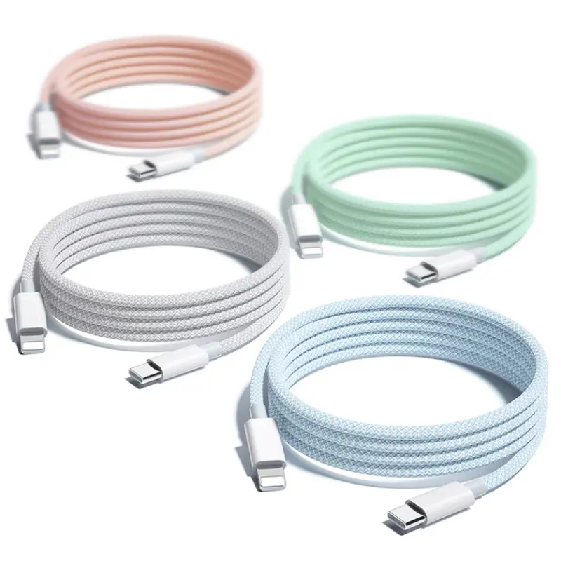 Cáp sạc, 20W PD 2m, Cáp sạc nhanh, Dành cho iPhone, 1 mét, Loại C sang Apple, Tương thích với iPhone 14, 14Pro, 14Pro Max, 13, 12, 11 Pro Max, XR, XS 5