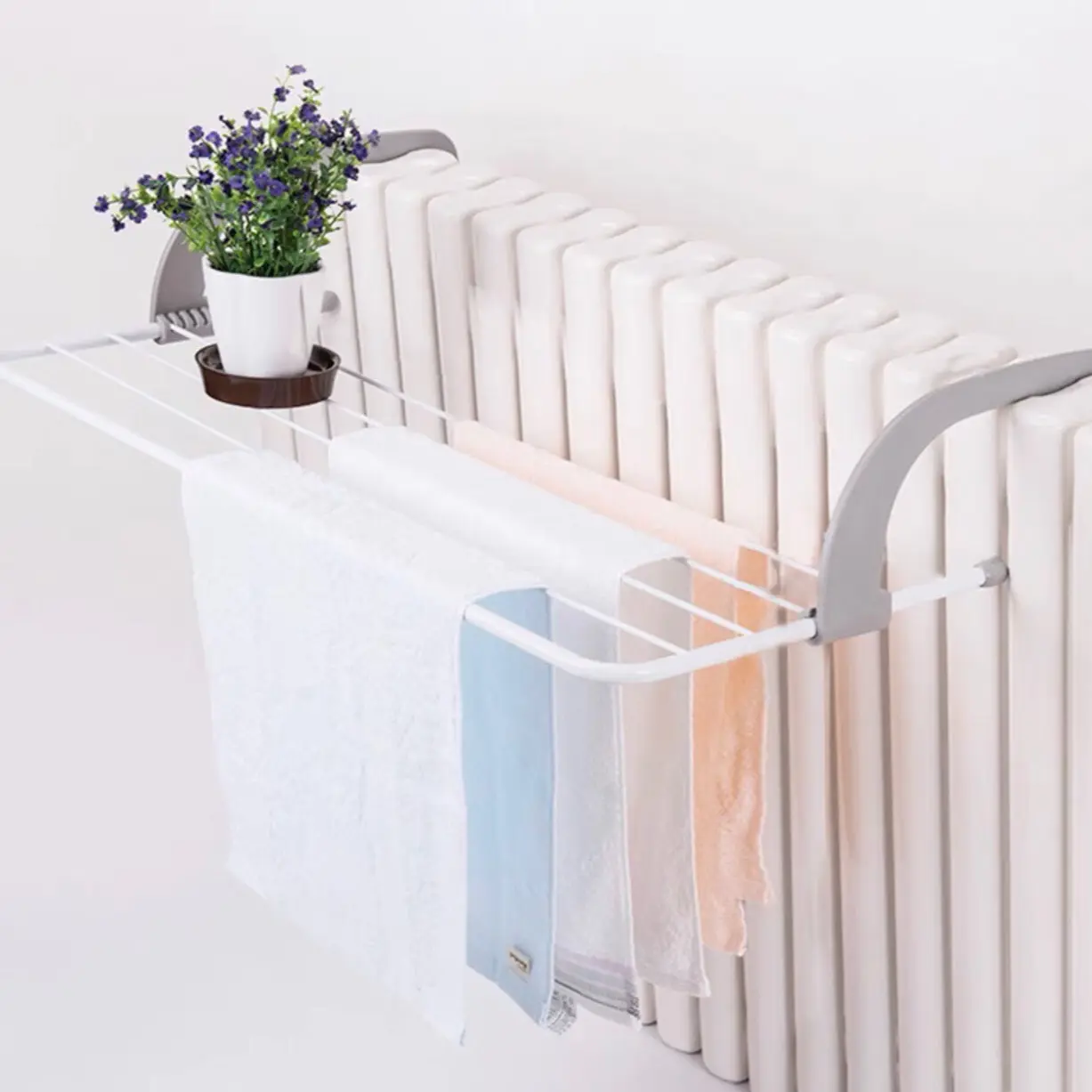 Folding Shelf Attach Radiator Cloth Rack Dryer
