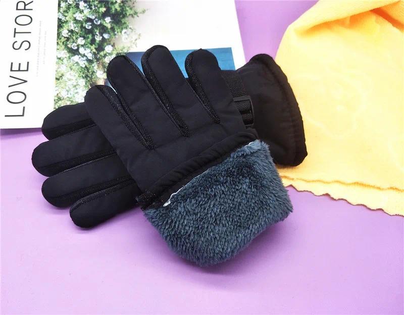 Product Introduction of Sarung Tangan Kanak-kanak, Kalis Air, Jari Penuh, Terma, Sesuai untuk Aktiviti Luar, Sarung Tangan Salji Musim Sejuk, untuk Kanak-kanak Berumur 3-13 Tahun, Lelaki dan Perempuan 10