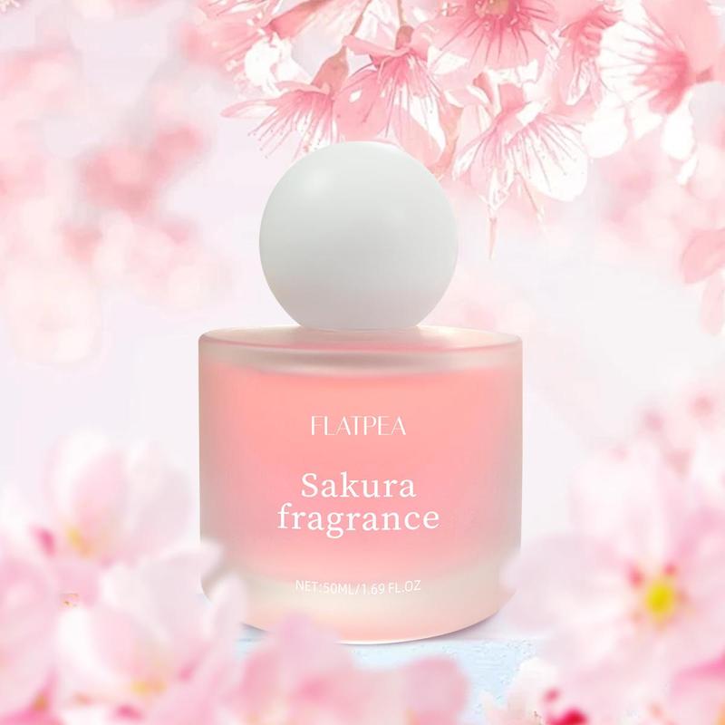 Elegant Sakura Fragrance Spray for Women, Long Lasting Fragrance for Birthday Gifts, Natural Refreshing Perfume Mist for Daily Use 5