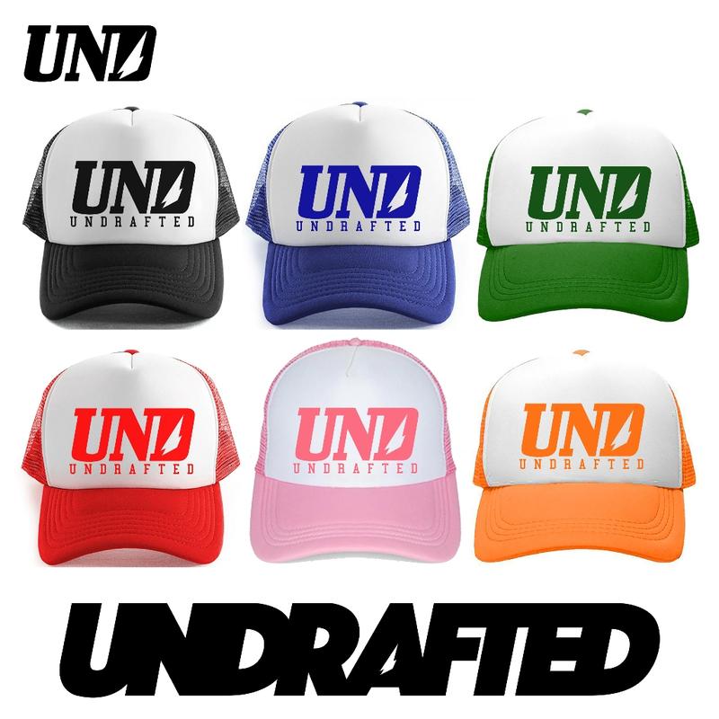 Undrafted Pink UNDRAFTED UND LOGO CAP Trucker Cap Net Cap for Men and Women - TikTok ...