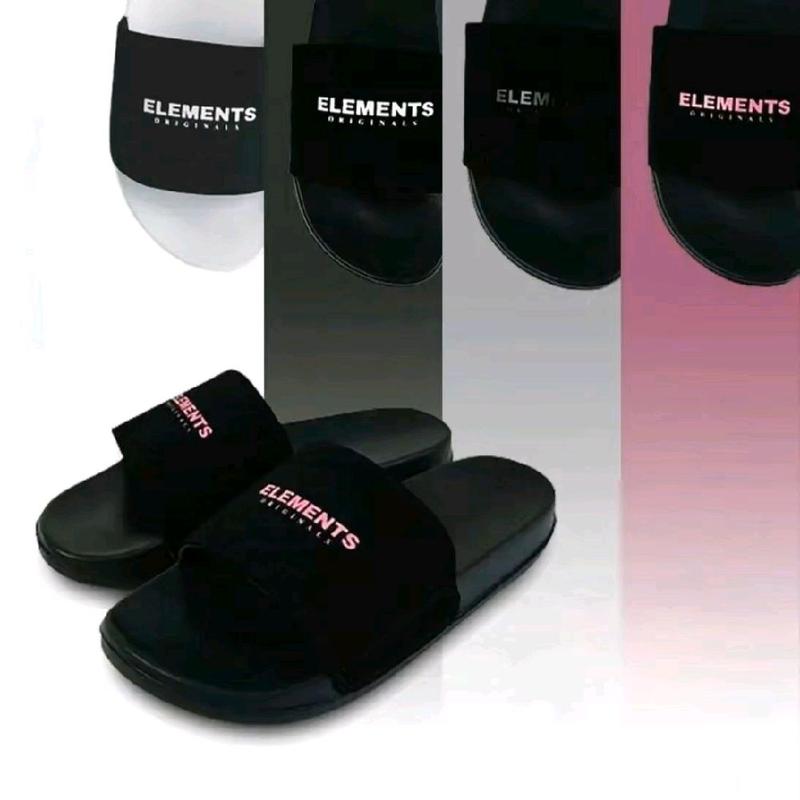 Dép Elements Quai Ngang Nam Nữ kiểu Dáng Hàn Quốc Cao Cấp 'hot' Cao Su Đế Bằng Dép Slipper Nhung DéP Đồng Jean