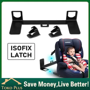 Universal Car Child Seat Restraint Anchor Mounting Kit for ISOFIX Belt Connector on Compact SUV & Hatchback Braket Konektor Sabuk Pengaman Mobil Universal Bahan Baja Untuk Isofix