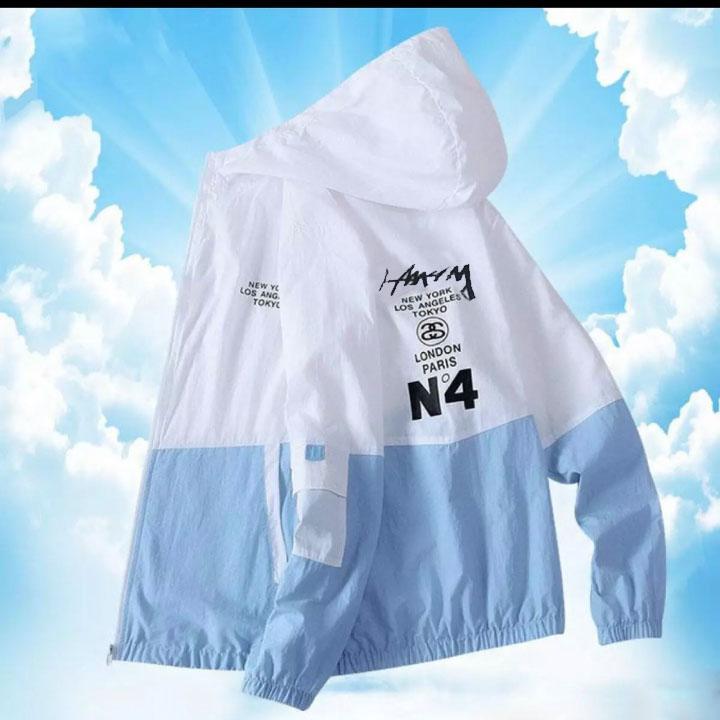 Áo Khoác Dù Nam Nữ 2 Lớp Mỏng Nhẹ Phối Màu N4 Menswear Tay Dài Jacket gió