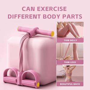 Entrenador de resistencia multifunción con 6 Tubes – Resistencia más fuerte para un entrenamiento efectivo, Portátil para ejercicios de pedales para entrenamiento doméstico de cuerpo completo, estiramientos y entrenamiento físico